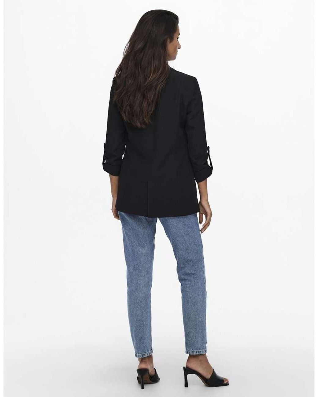 ONLY Blue Kayle-Orleen 3/4 Sleeve Blazer