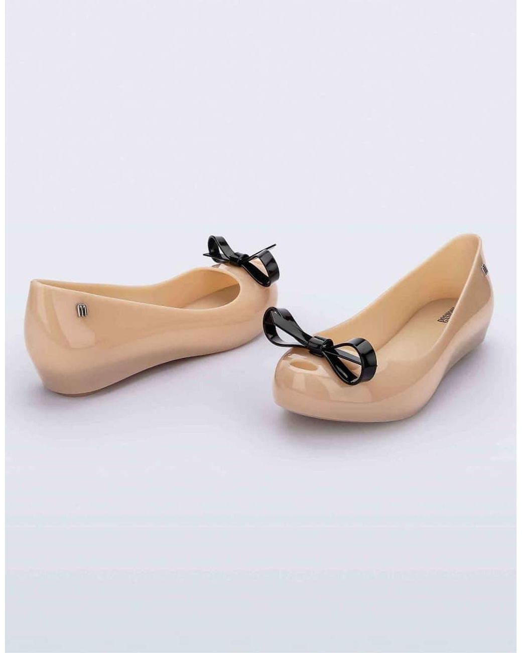 Melissa Pink Ultragirl Bow Iii Ballerina Flats