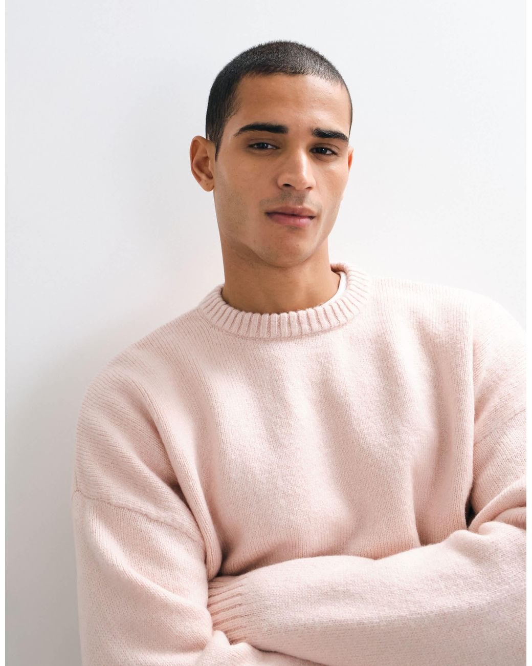 ASOS Super oversize-strickpullover in Pink für Herren