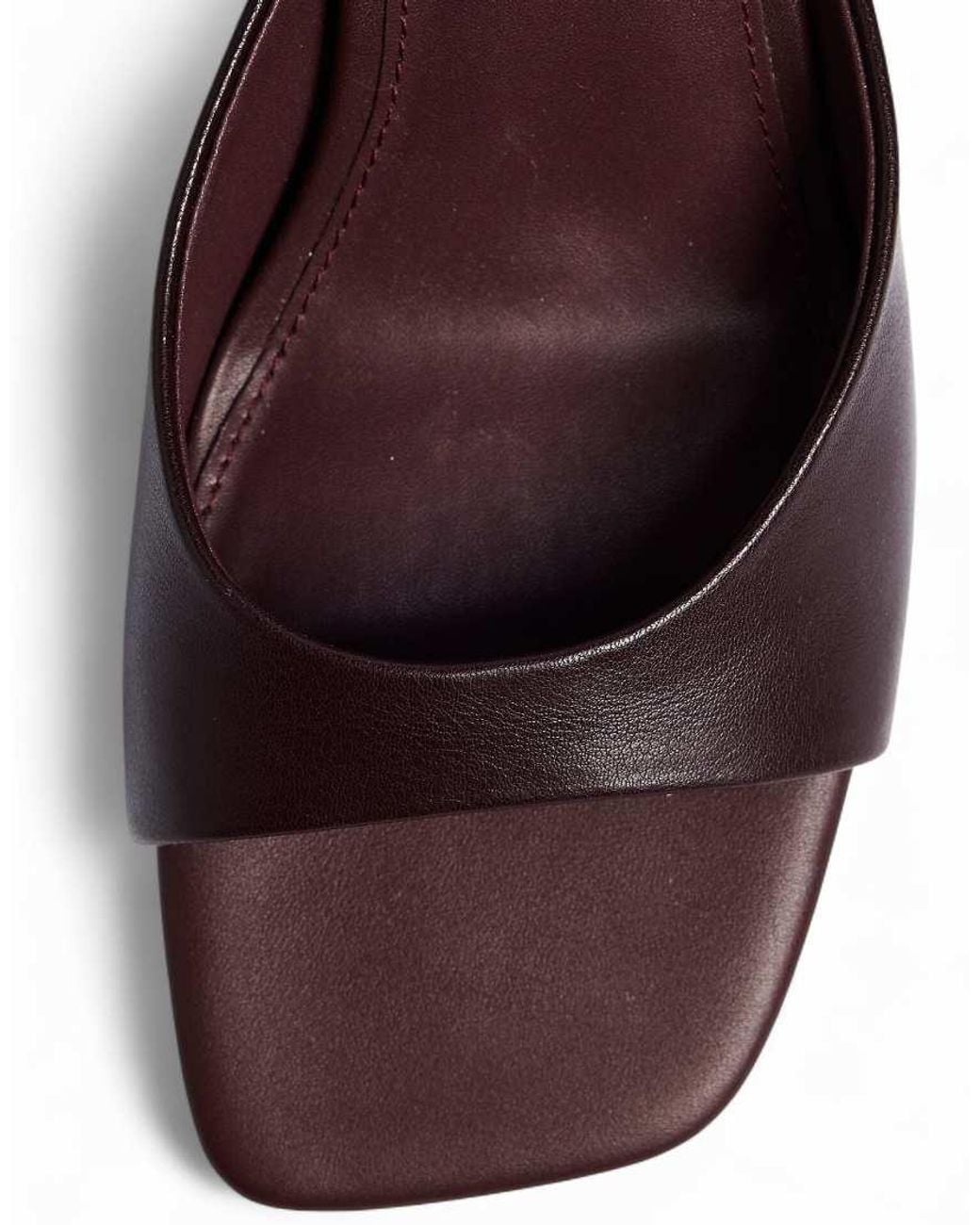 NA-KD Purple Leather Mules