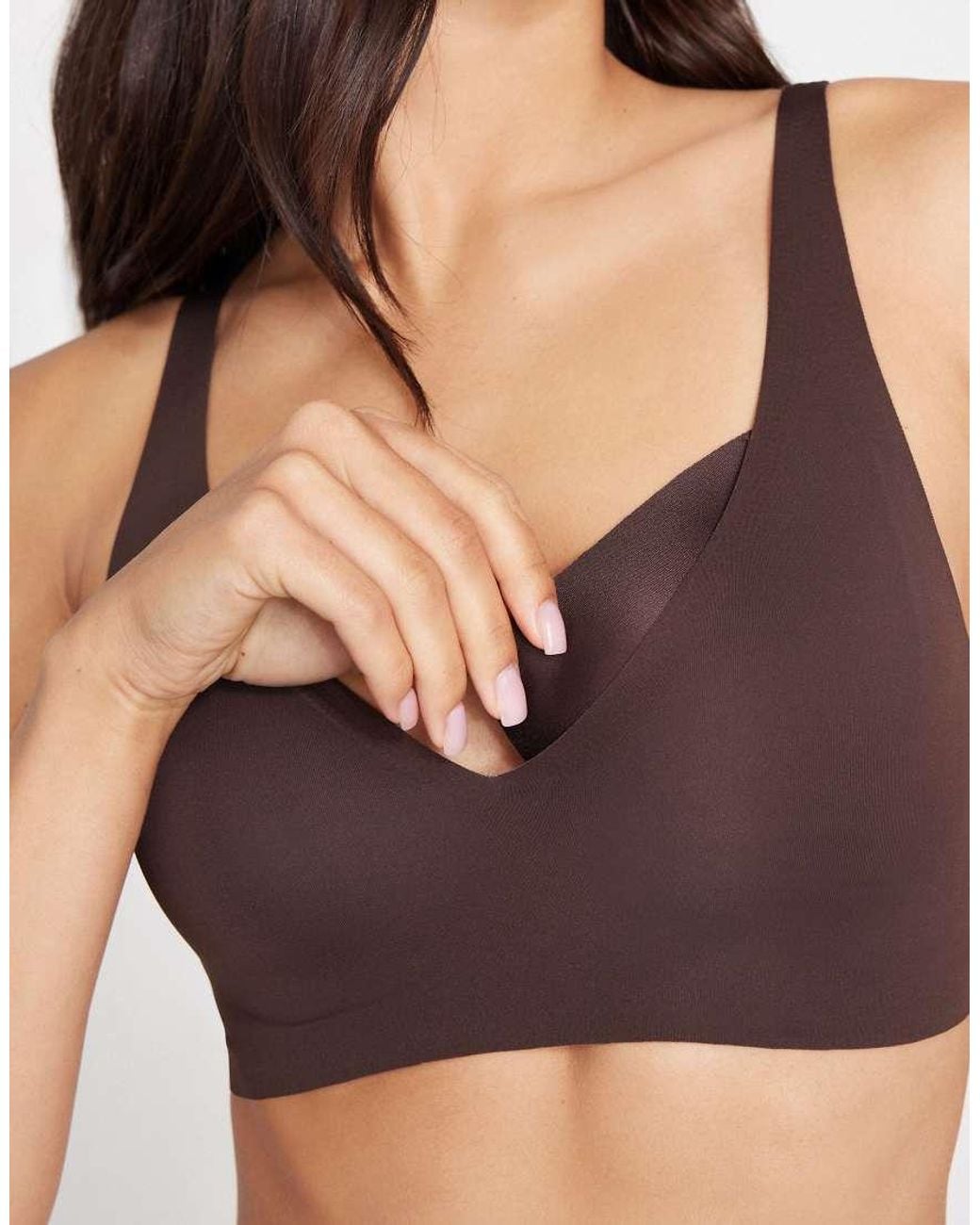 Tezenis Black Natural Lifting Laser Cut Triangle Bra