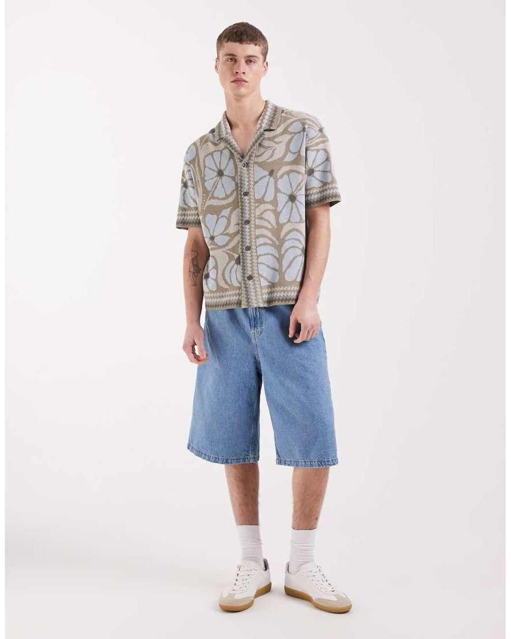 Only & Sons Gray Knit Shirt for men