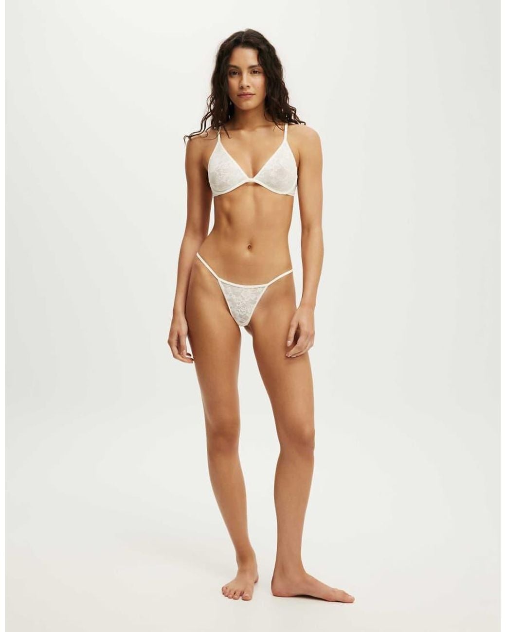 Cotton On Natural Body Bestee Plunge Bra