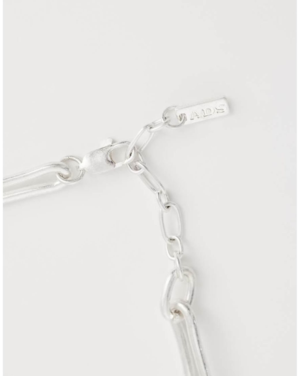 ASOS Natural Long Molten Link Bracelet for men