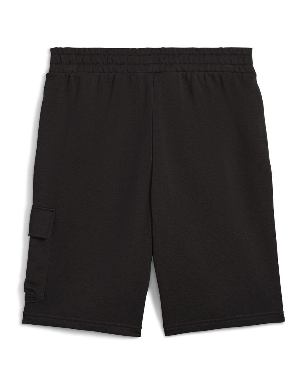 PUMA Black Essentials No. 1 Logo Cargo 10" Shorts for men