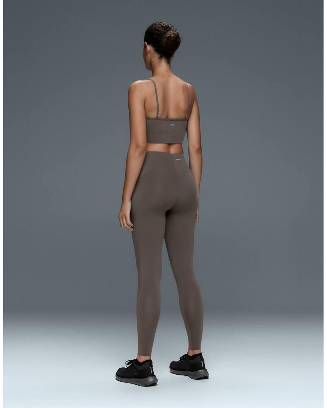 Oysho Gray Ruched Light Touch Tank Top