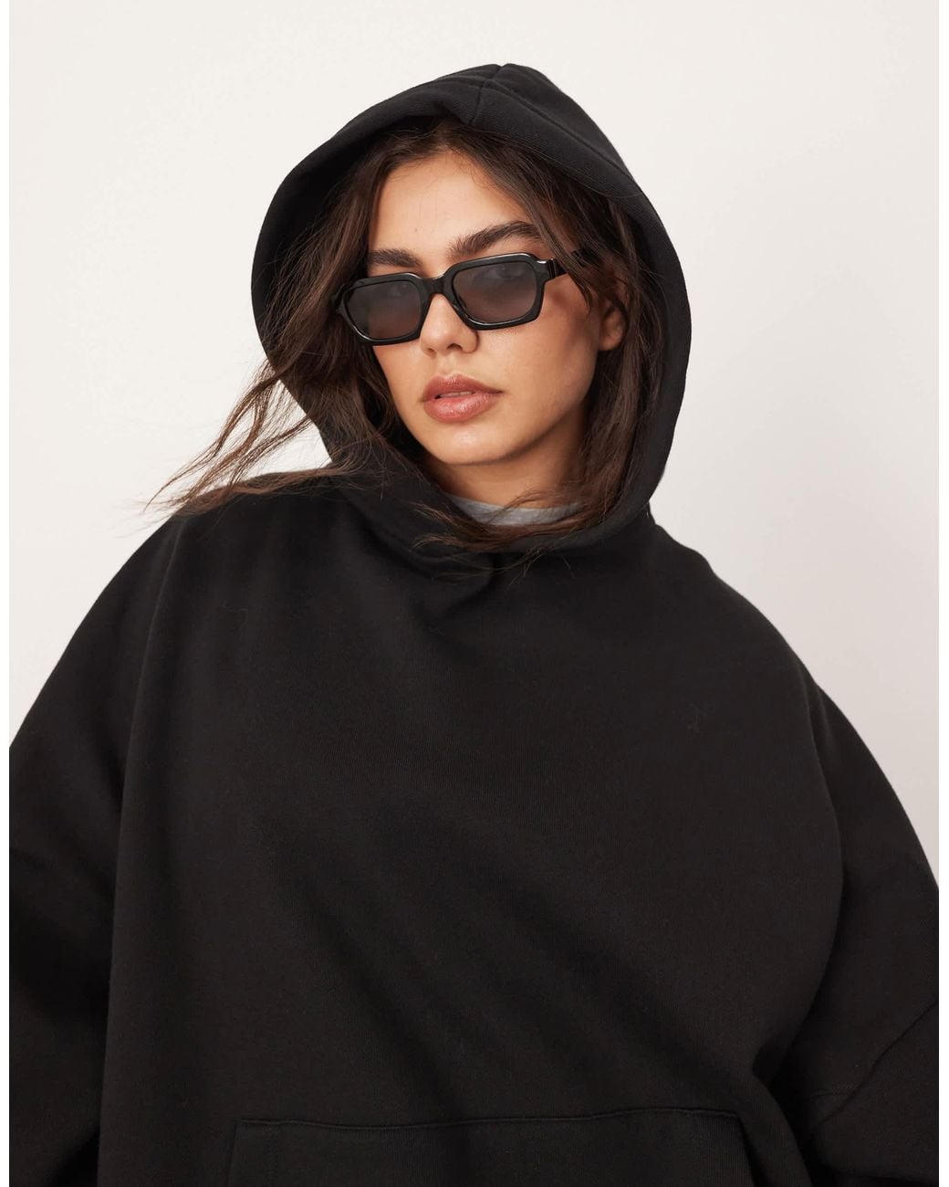 Wunderschne Black Oversized Hoodie Bild