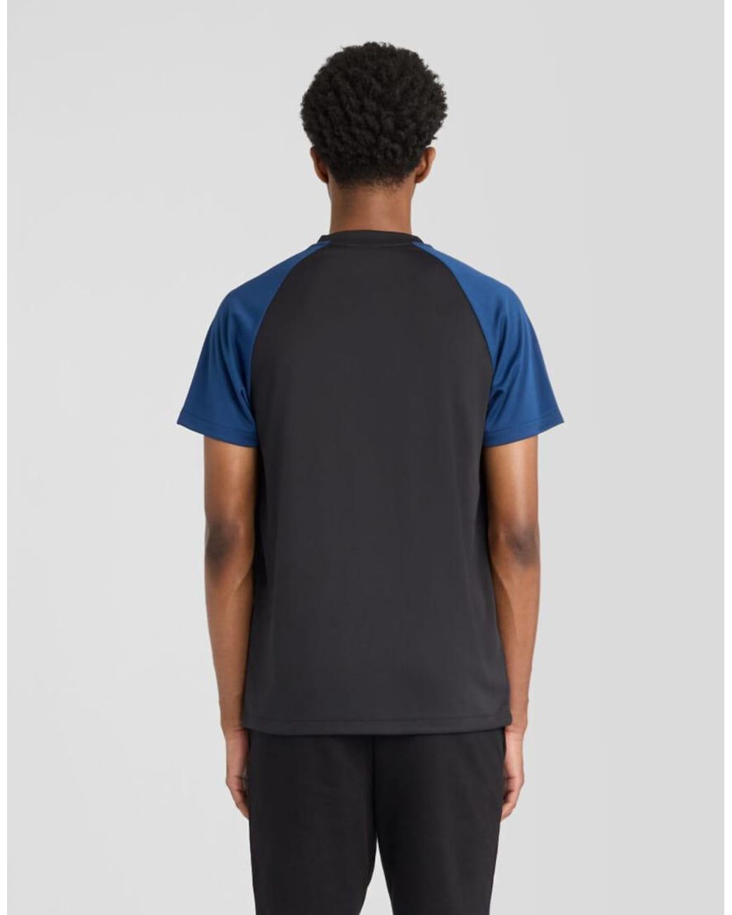 Lyle & Scott Blue Ss T-Shirts Blocked T-Shirt for men
