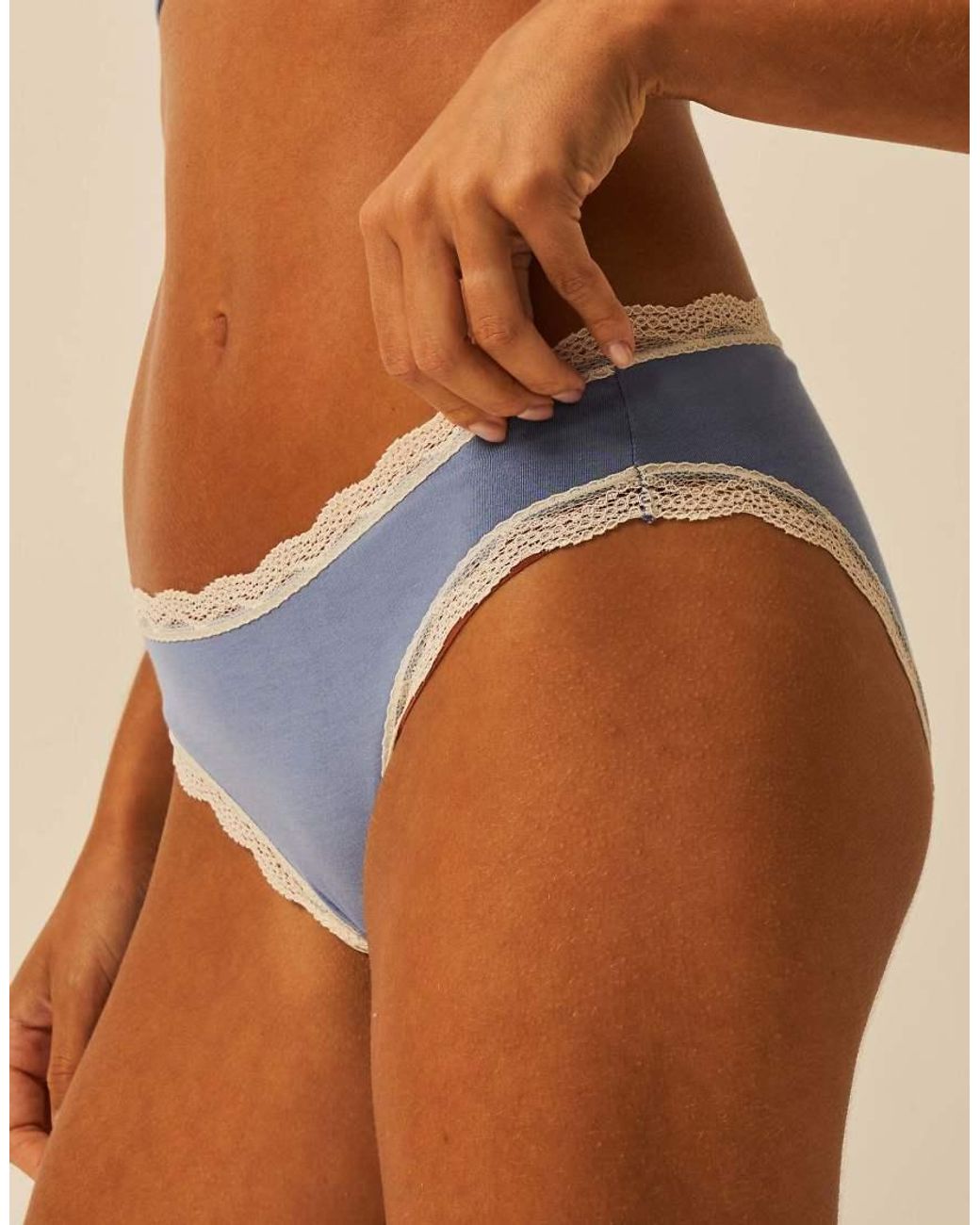 Stripe & Stare Blue Original Knicker Four Pack