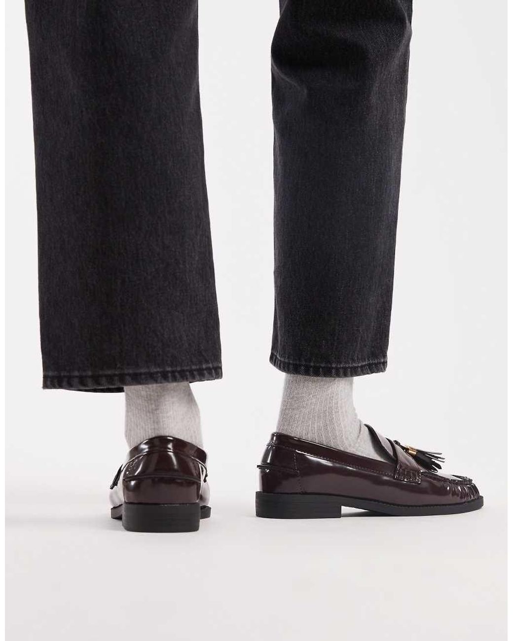 New Look Black Tassel Loafer