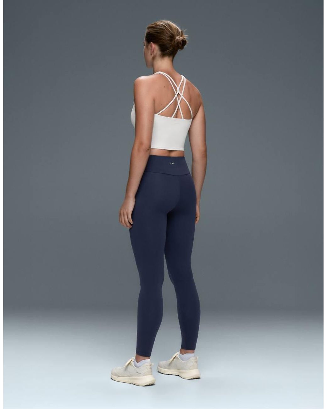 Oysho Blue Comfortlux Strap Tank Top With Cups