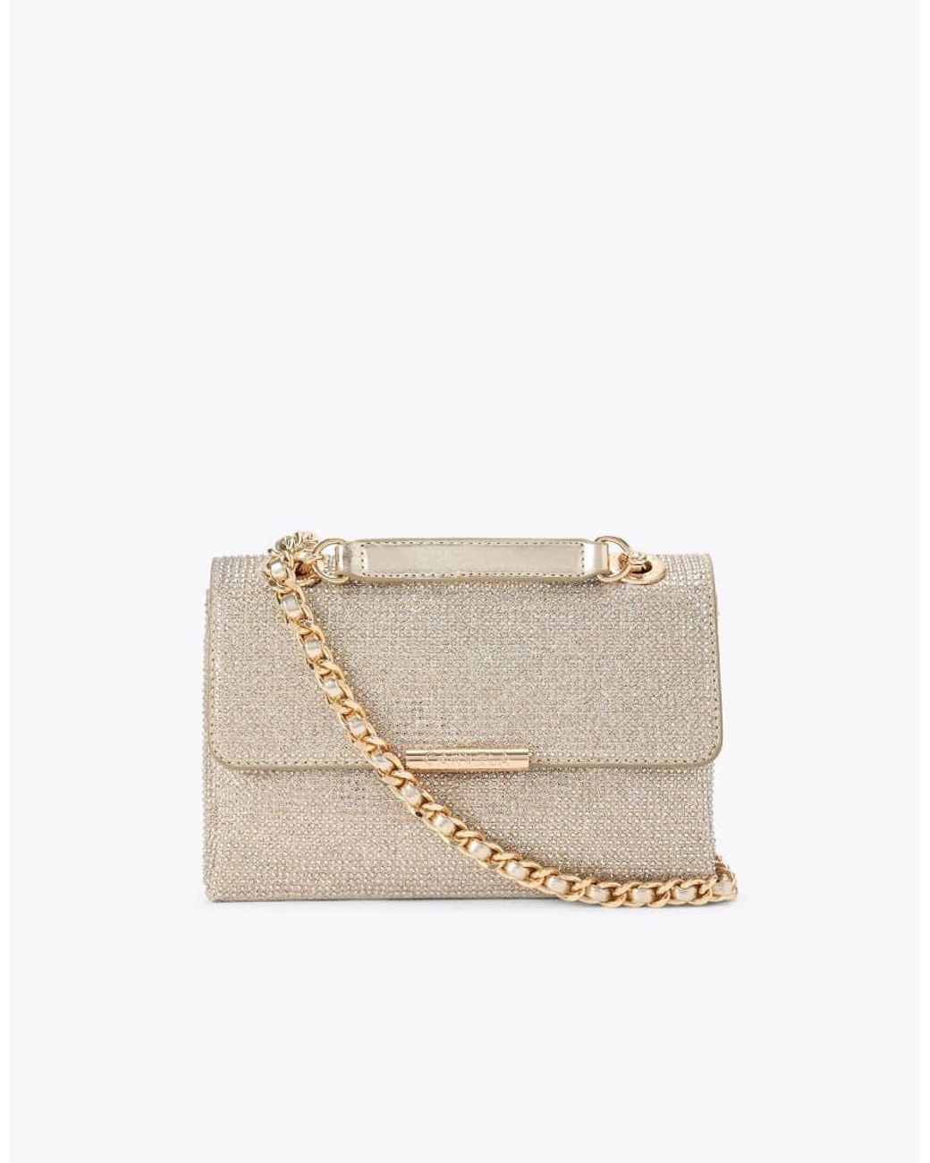 Carvela Kurt Geiger Natural Rosa Chain Shoulder Bag