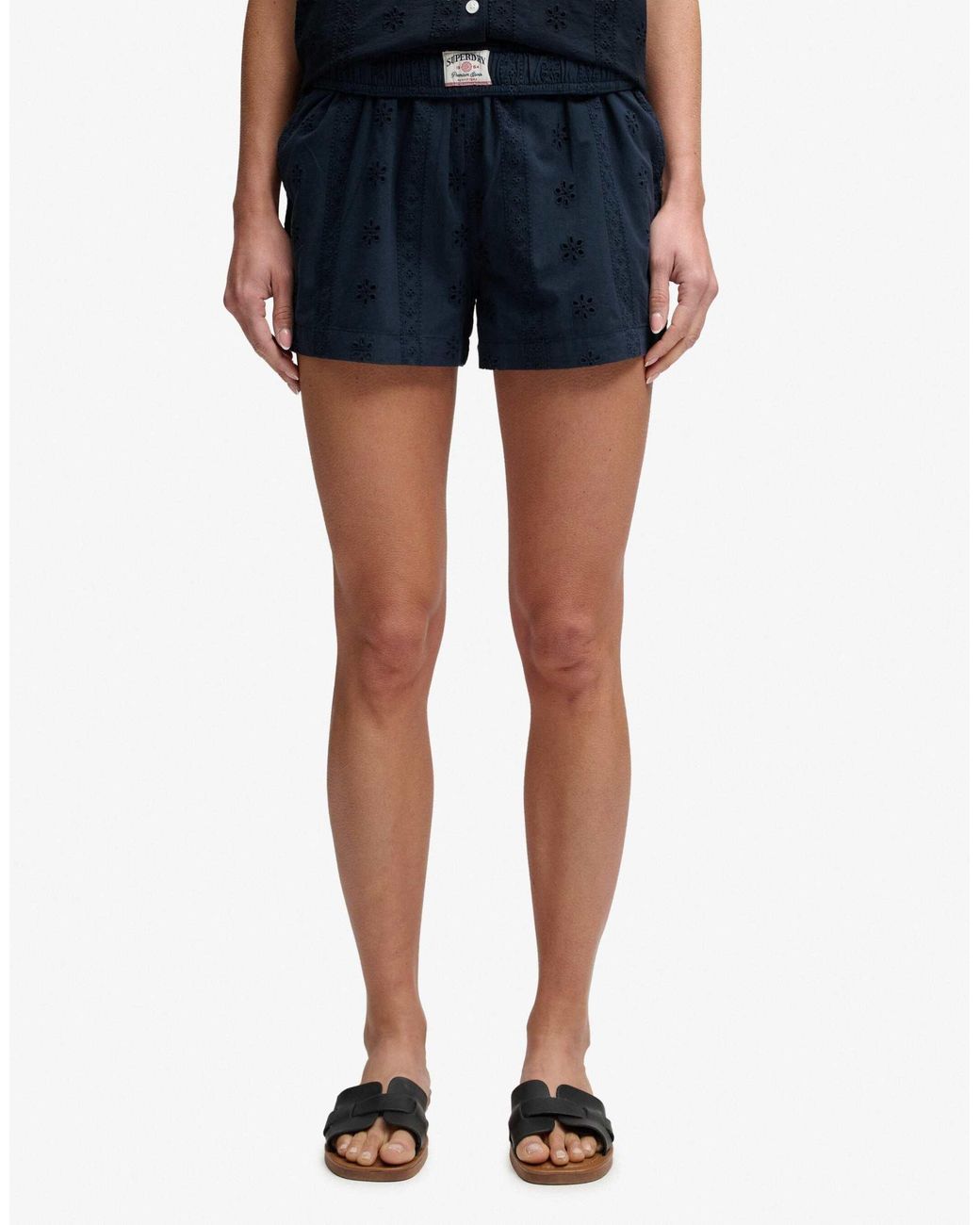 Short Superdry en coloris Blue