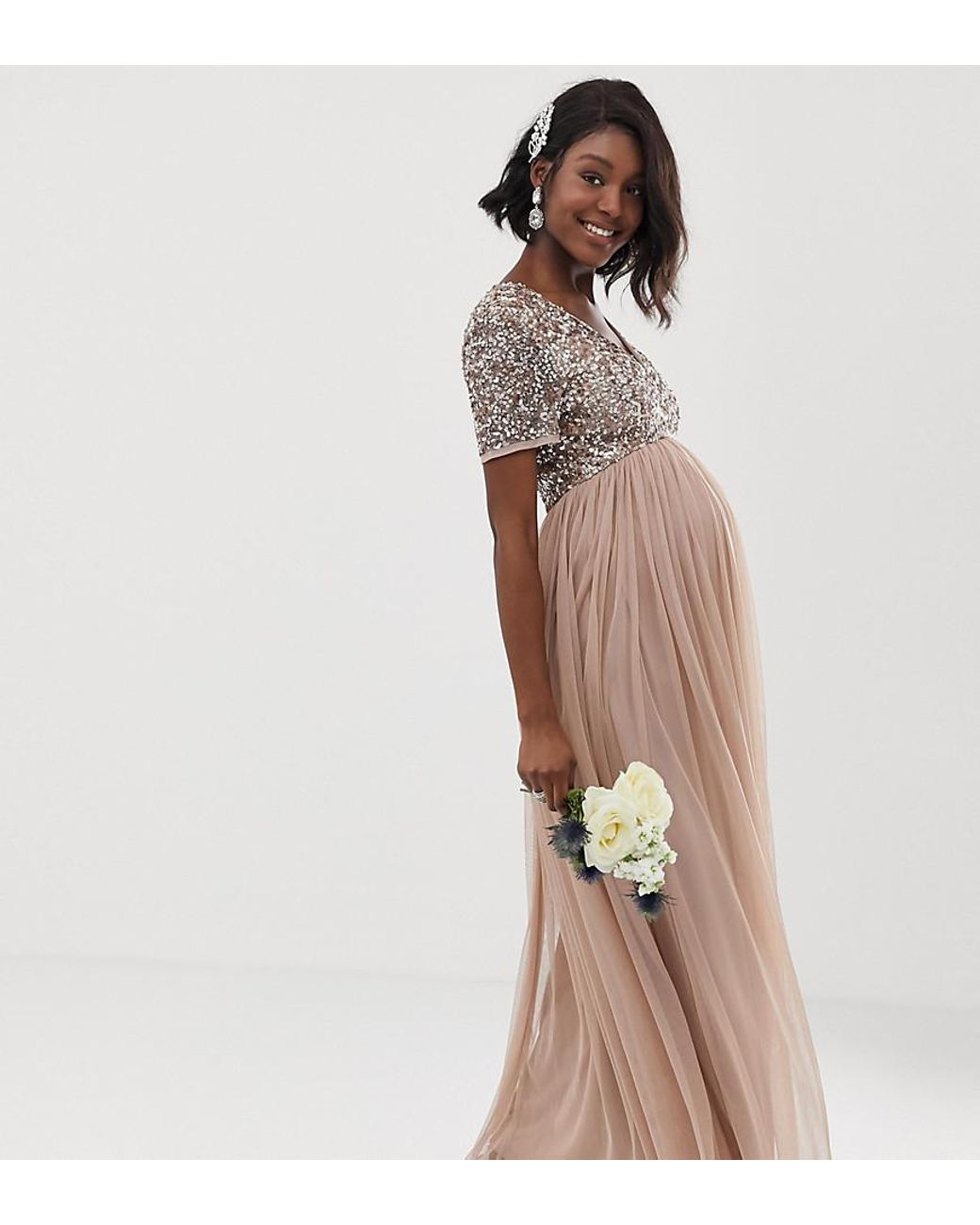 maya bridesmaid maxikleid