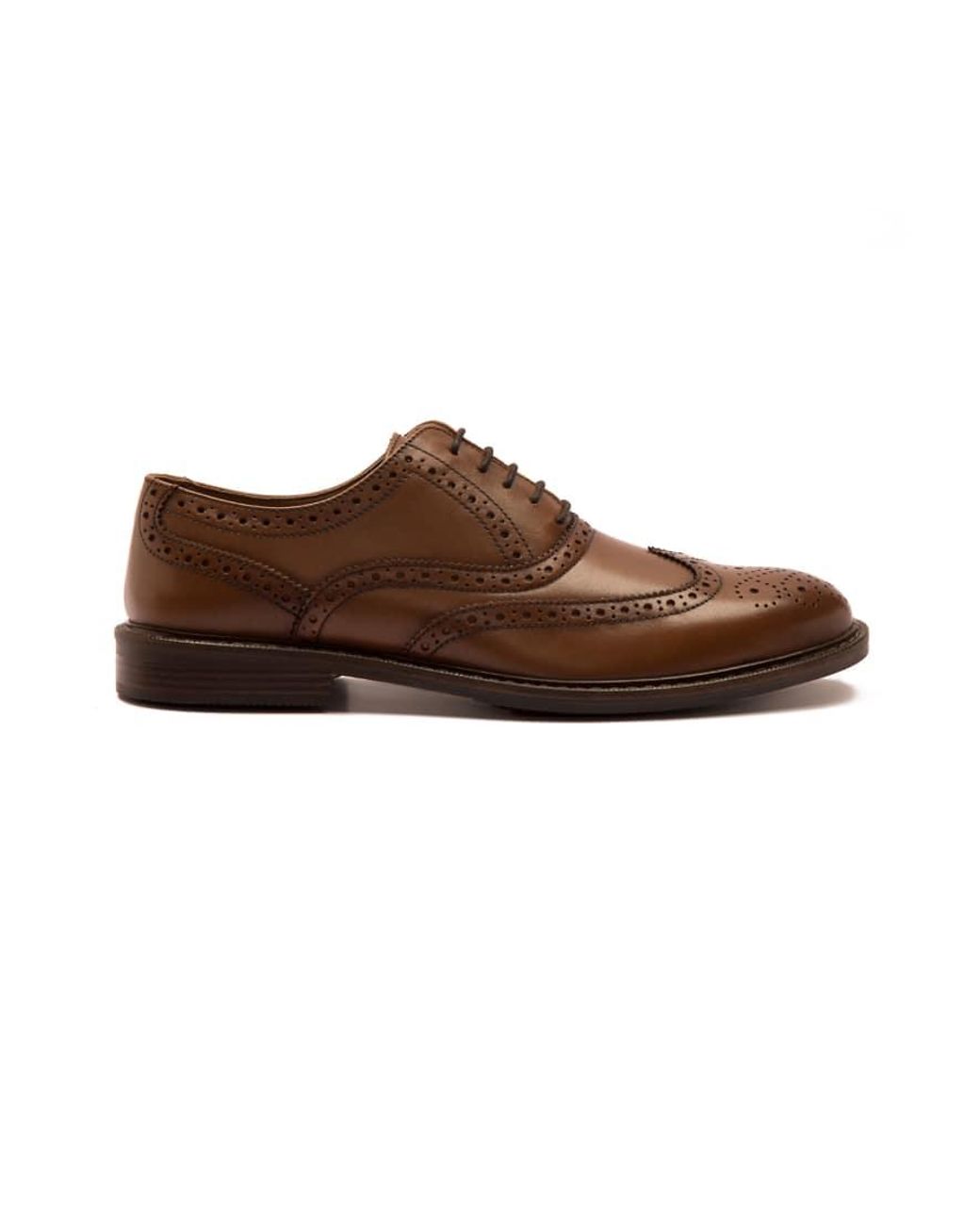 Thomas Crick Brown 'Waldew' Leather Oxford Formal Lace-Up Shoes for men