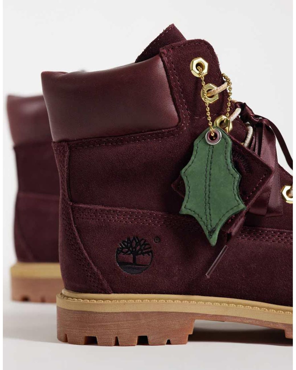 Timberland Purple Premium 6 Inch Wp Boot