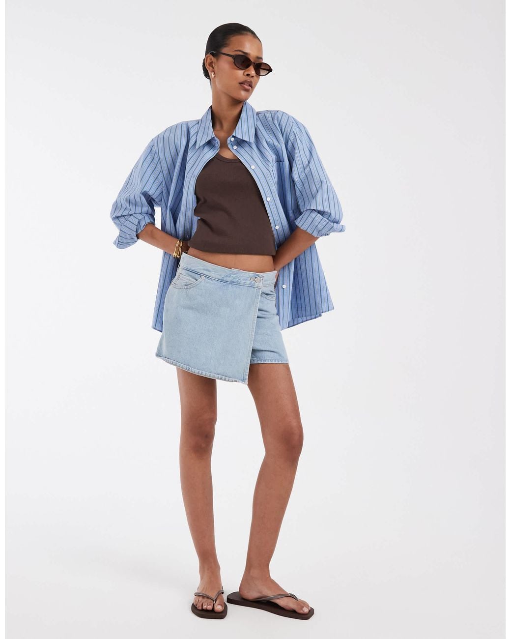 Jupe-short - clair Levi's en coloris Blue