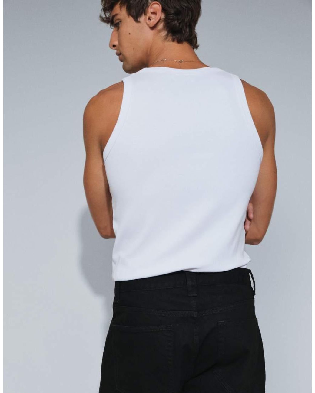 ASOS Gray Wide Flare Jean for men