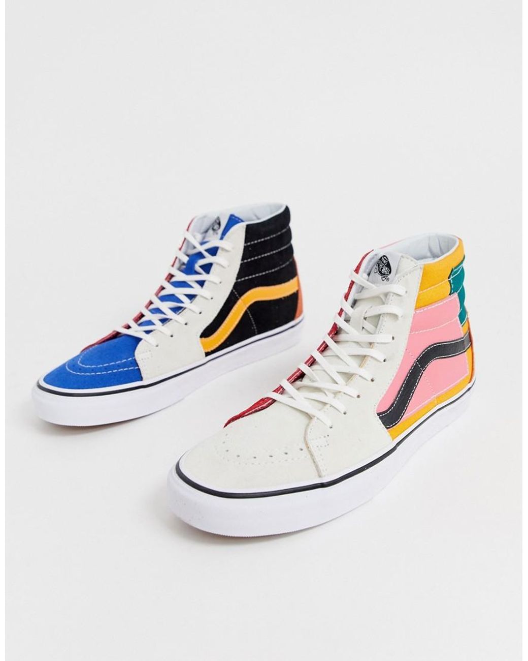 Vans Sk8-hi Color Block Sneakers In Multi for Men | Lyst