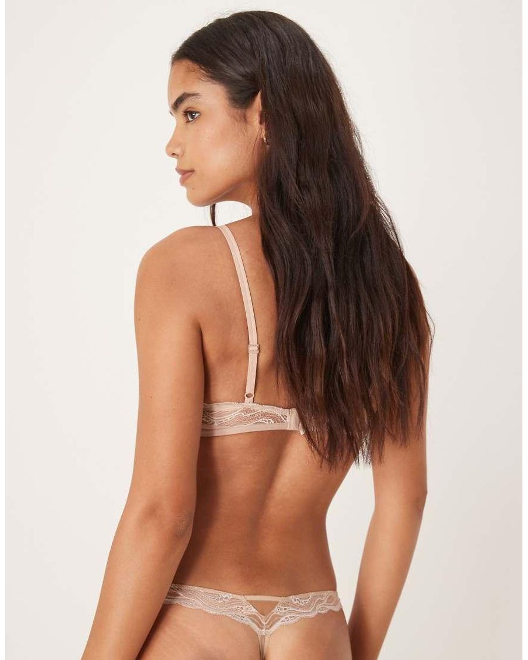 Calvin Klein Natural Sensual Stretch Lace Thong