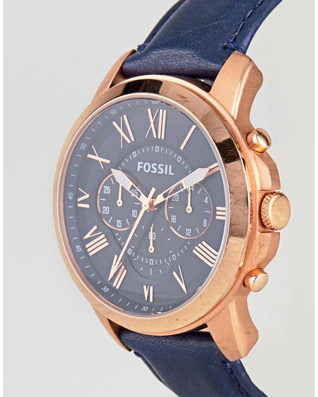 Fossil Fs4835 Grant Chronograph Leather 
