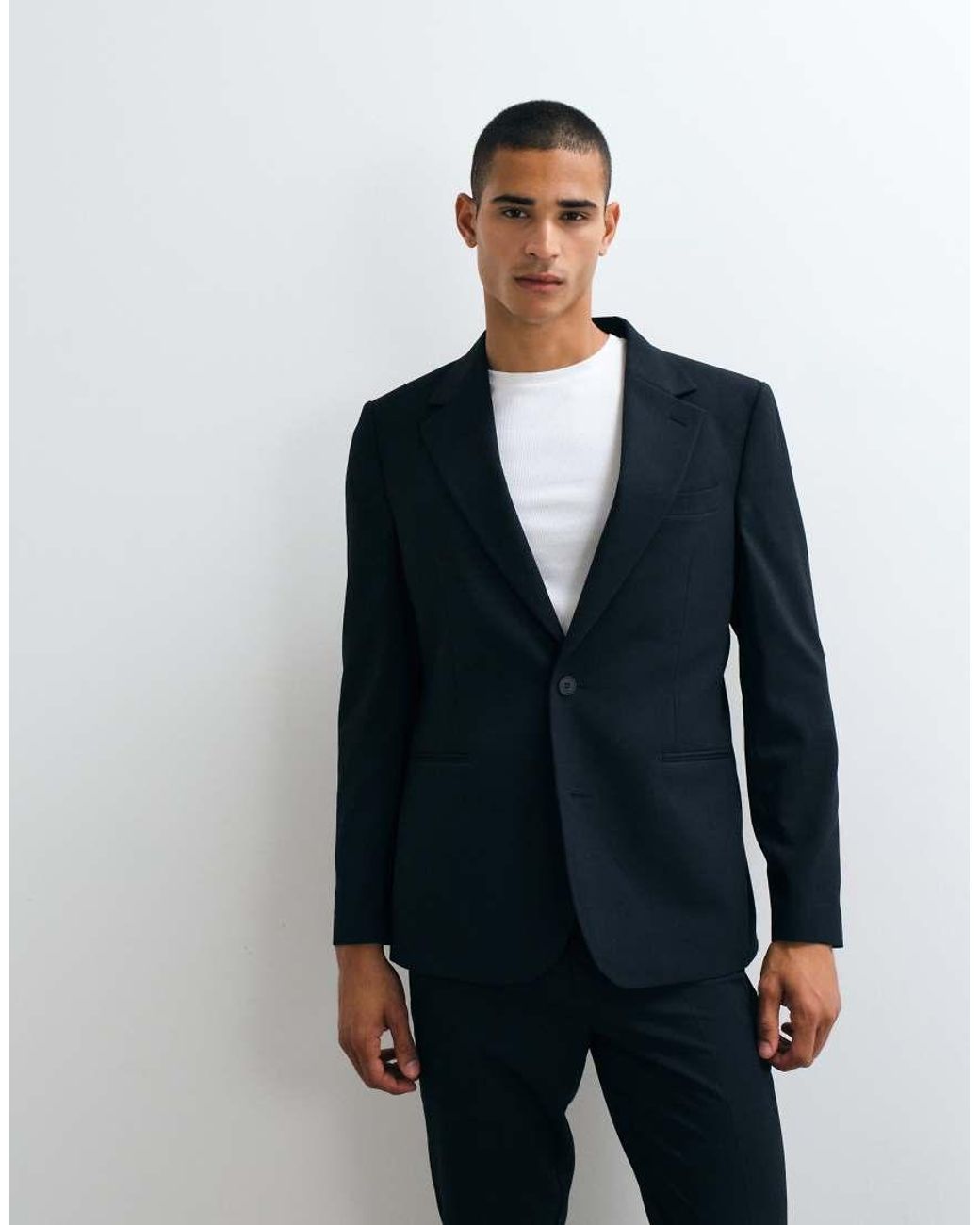 ASOS Blue Slim Suit Blazer for men