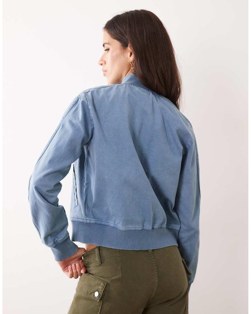 PUMA Blue Future..Archive Washed Twill Short Jacket