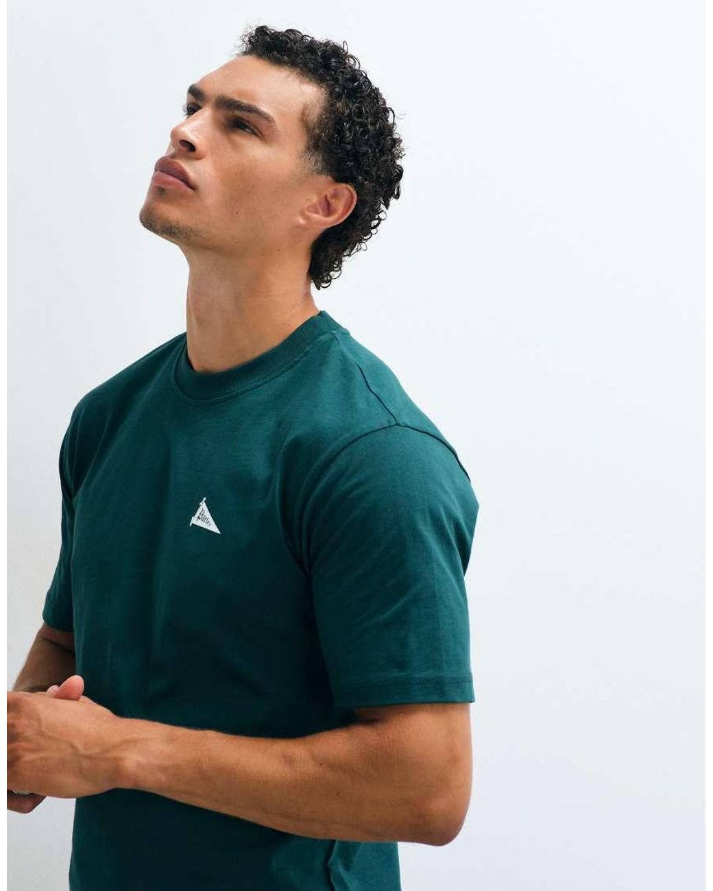 Parlez Blue Pennant Flag Back Graphic T-shirt for men
