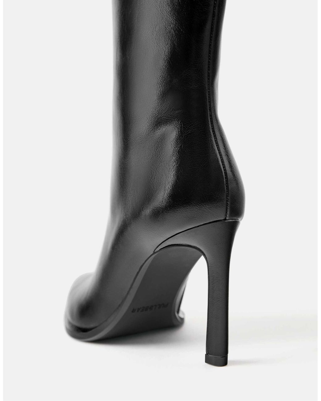 Bottes à talon haut Pull&Bear en coloris Black