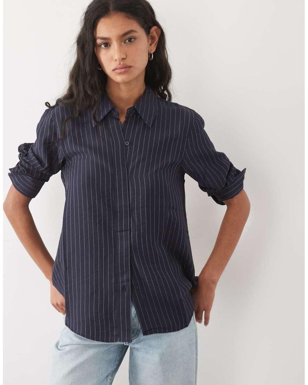 Mango Blue Beli Shirt