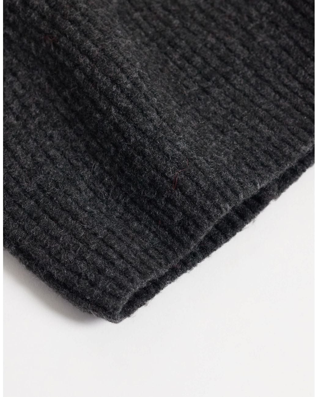 ASOS Blue Rippstrick-beanie