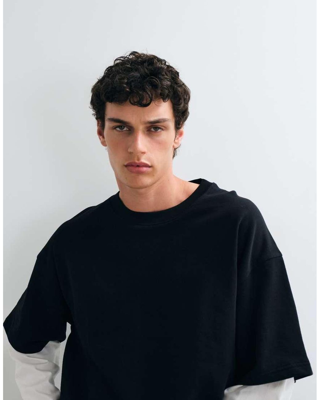 Jack & Jones Blue Double Layered Long Sleeve Top for men