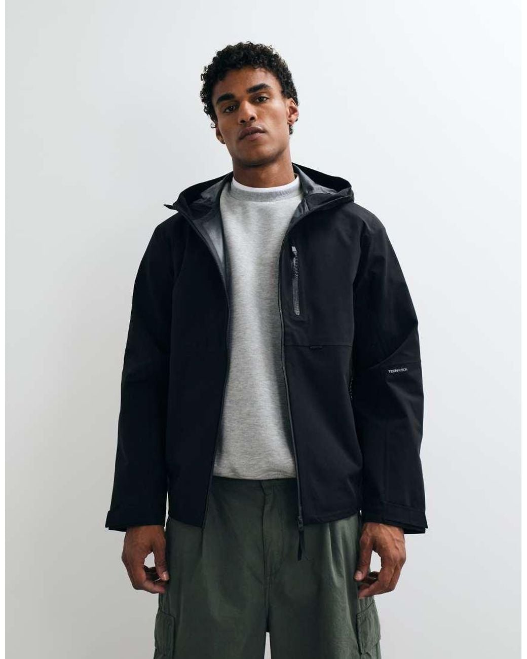 Jack & Jones Blue Waterproof Technical Shell Jacket for men