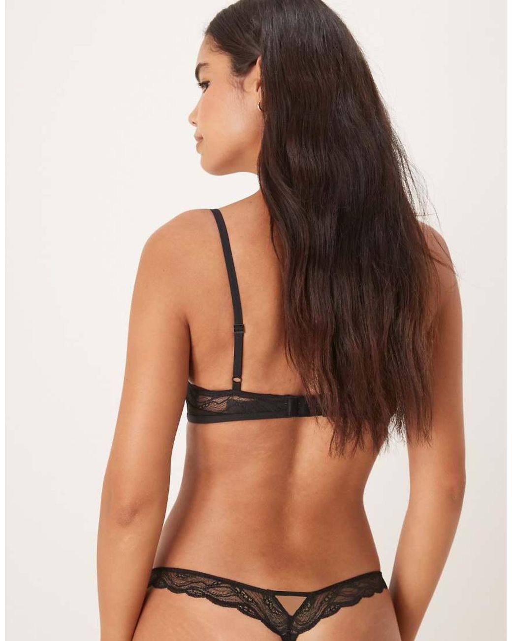 Calvin Klein Natural Sensual Stretch Lace Thong