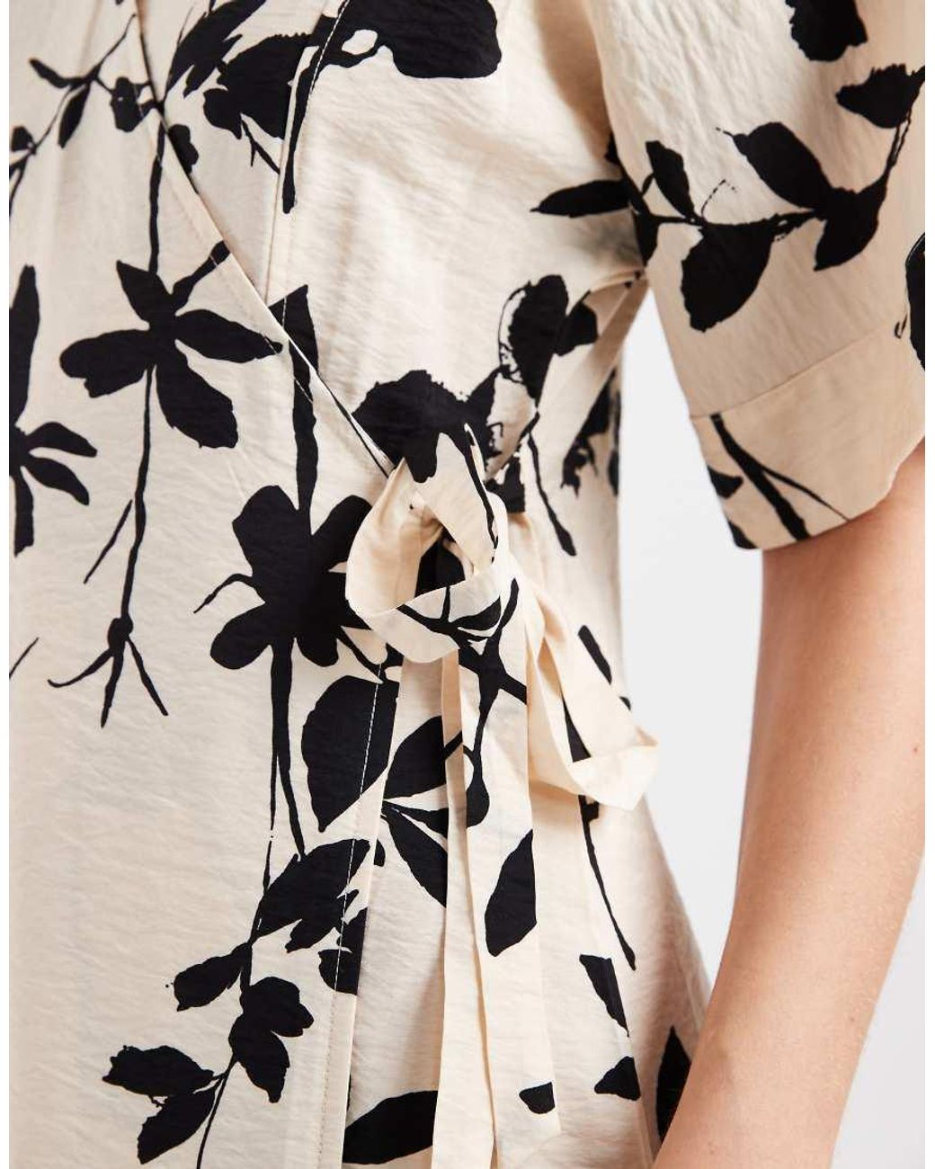 Object White Long Wrap Maxi Dress
