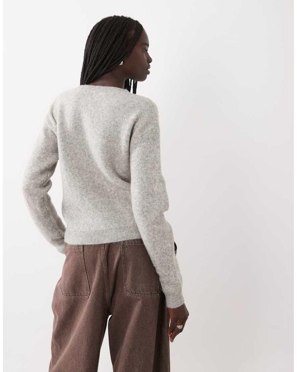 JJ Rebel Brown Knitted Jumper