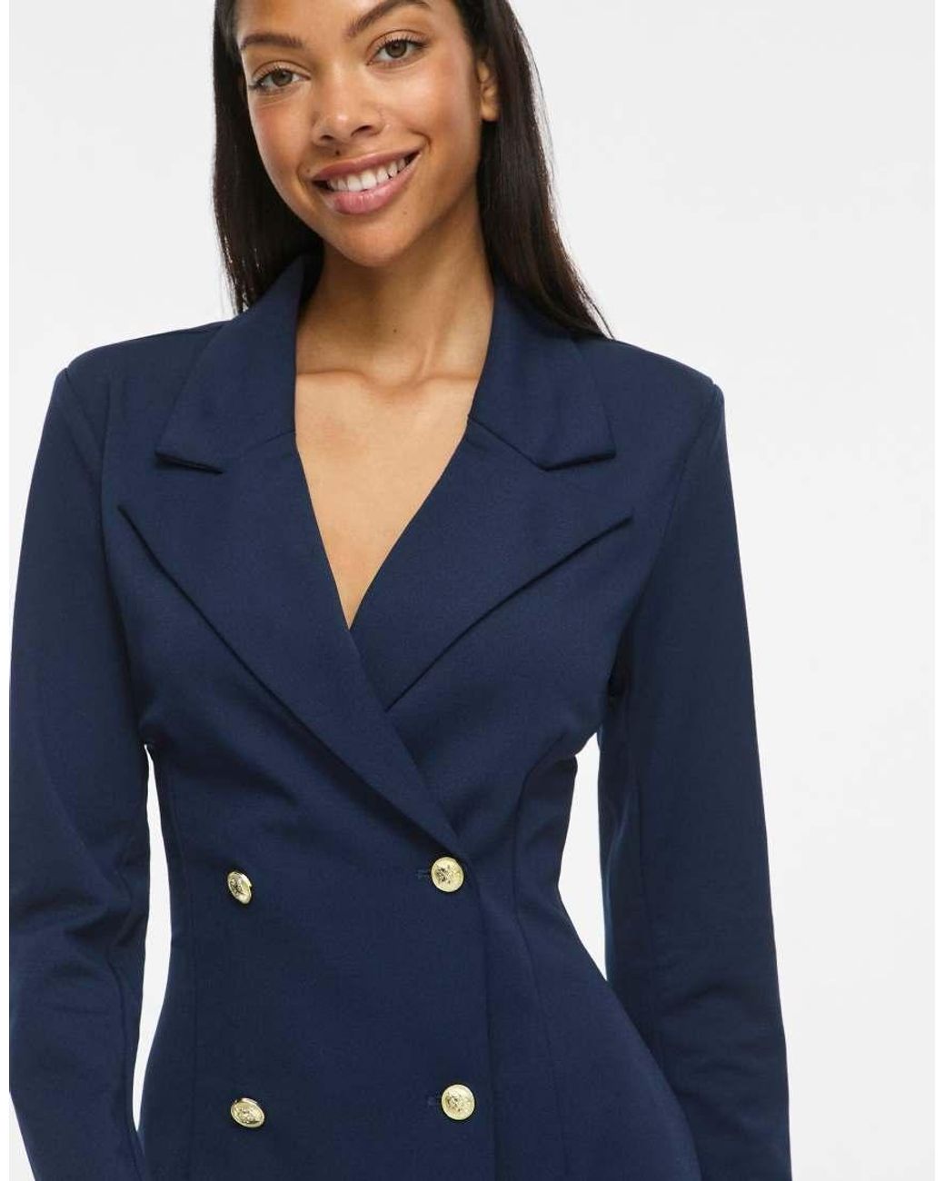 Vila Blue Blazer Dress
