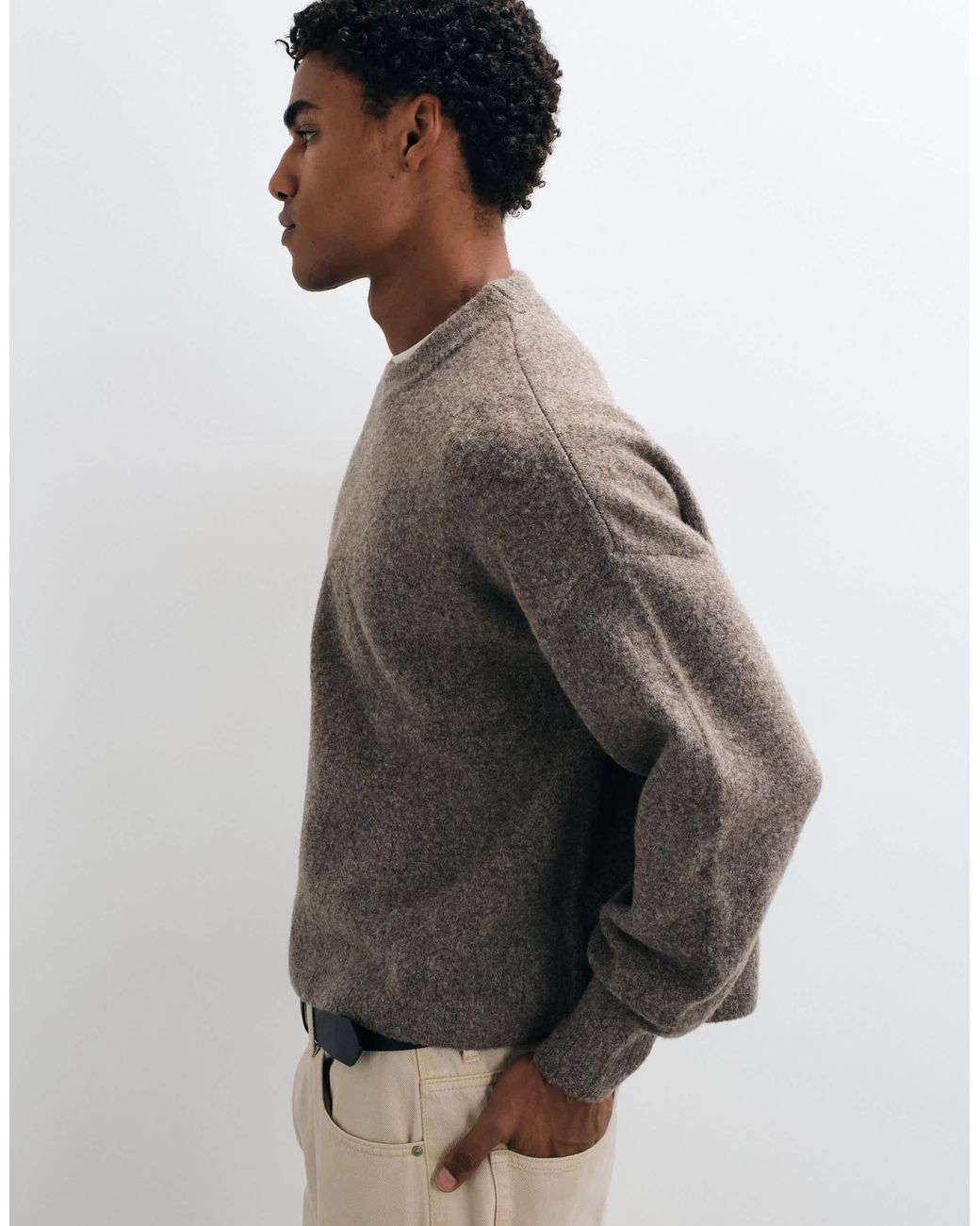 Weekday Gray Wool Blend Sweater for men
