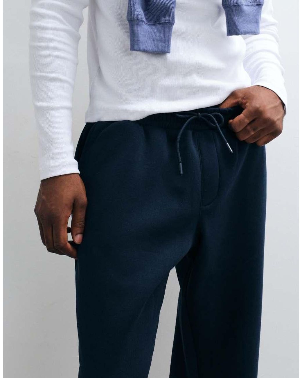 Jack & Jones White Wide Leg joggers for men
