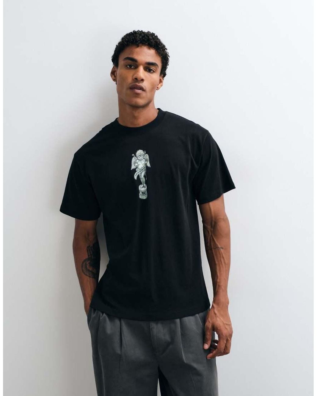 Huf Blue Boulevard Status Graphic T-Shirt for men