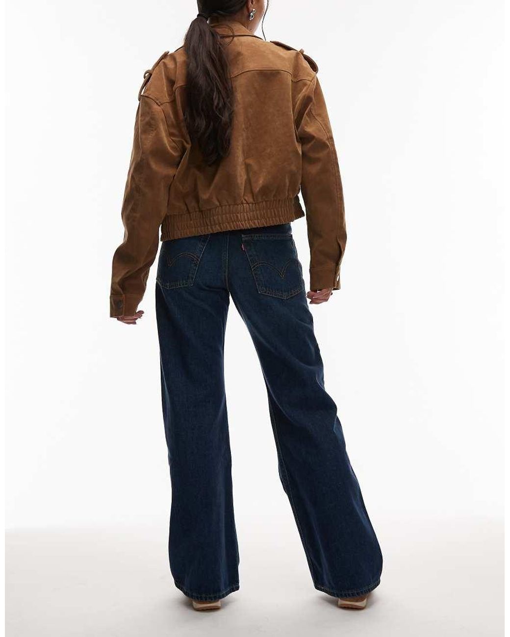 Levi's Blue Middy Loose Boot Jeans