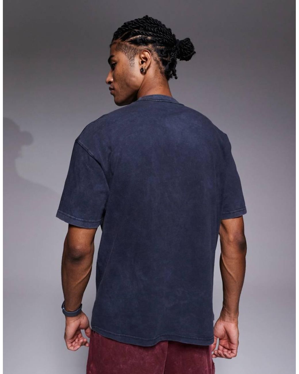 Nike Blue Gym Heritage Graphic T-Shirt for men