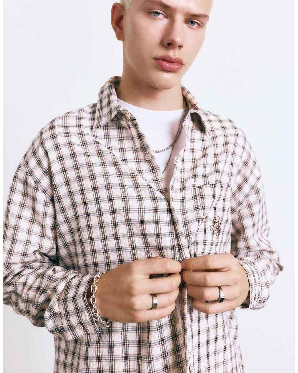 Stwd di Pull&Bear in White da Uomo