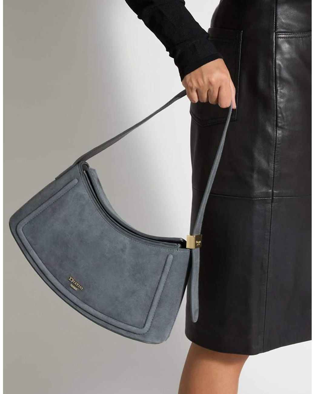 Dune Gray Dependent Shoulder Bag
