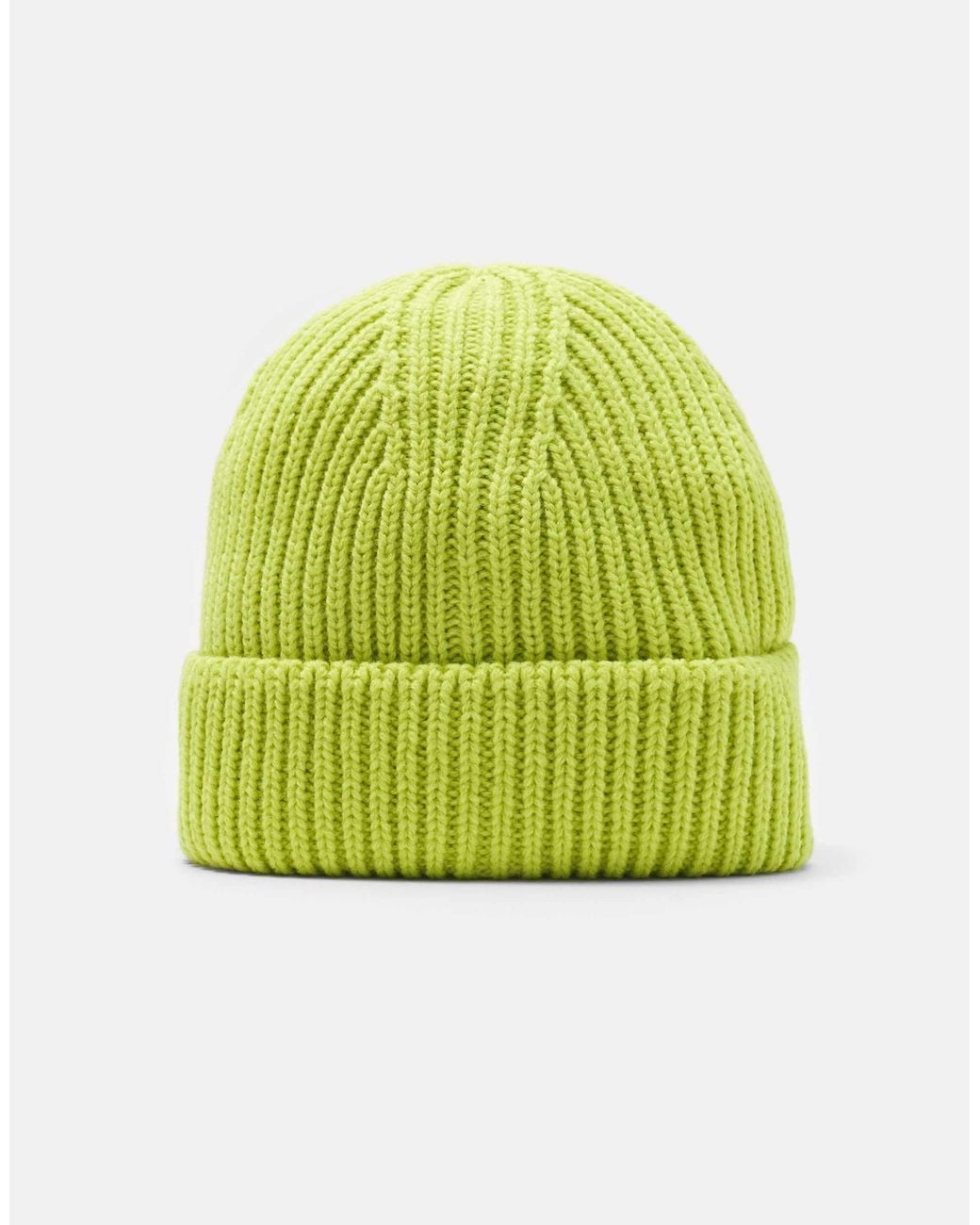 Pull&Bear Grob gestrickte beanie in Green für Herren