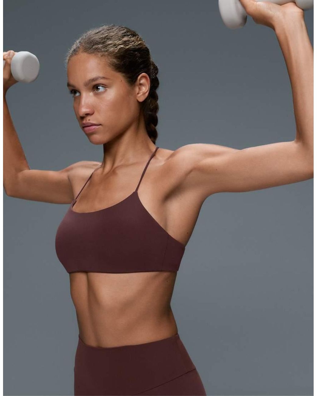 Oysho Red Light-Support Comfortlux Cross-Back Sports Bra