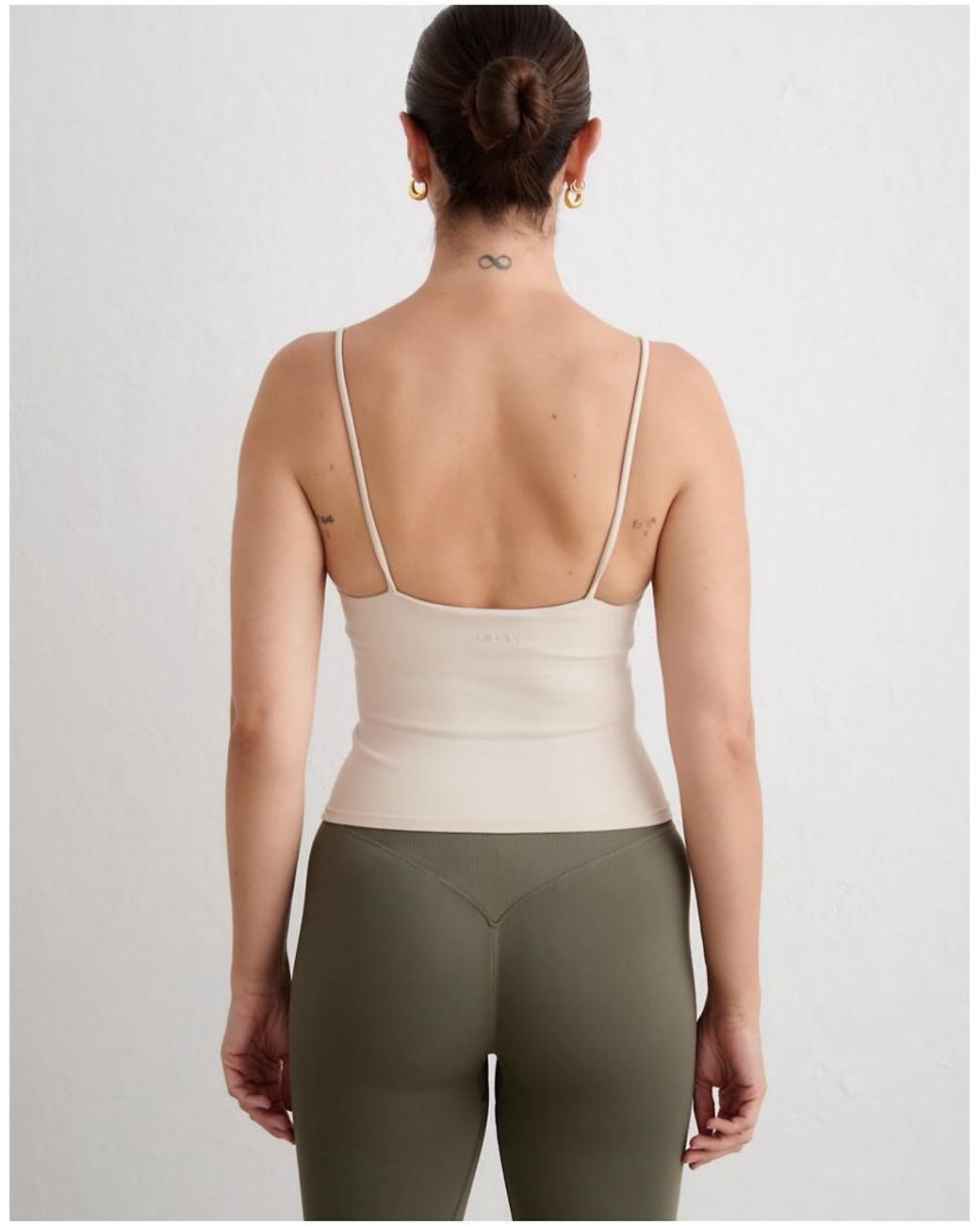 Aim'n Multicolor Sand Shape Seamless Strap Singlet