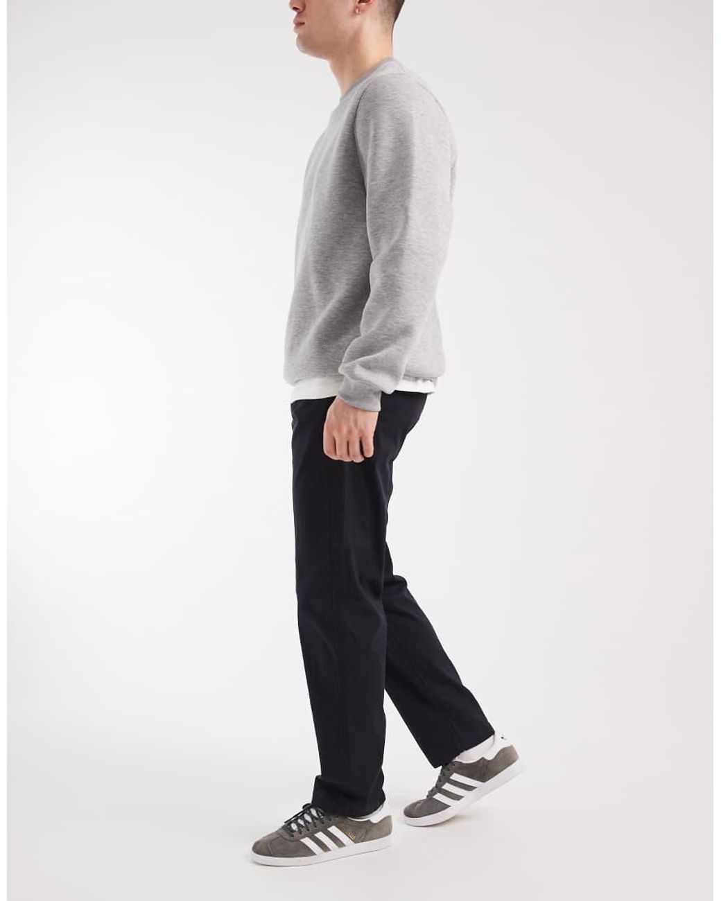 Jack & Jones Gray Kane Loose Fit Chino for men