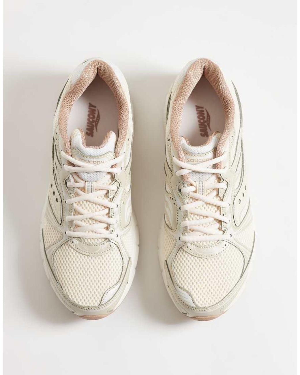 Saucony White Grid Legacy Trainers for men