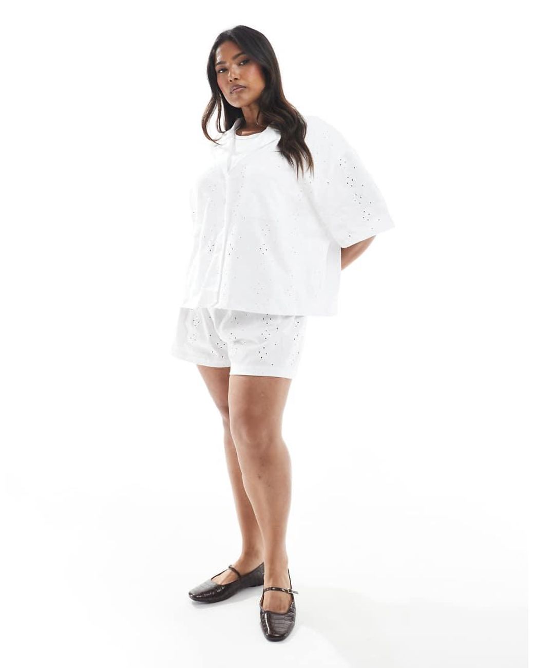 ASOS Asos Design Curve in het White